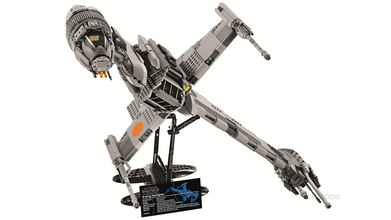 Illustration for article titled 1,486-Piece B-Wing Is the Most Amazing Lego Set In a Very Long Long Time